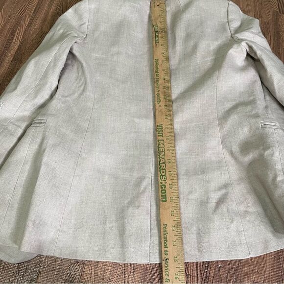 J. Crew Parke Stretch Linen Blend Blazer‎ in Flax Light Tan Brown 0 - Picture 11 of 11